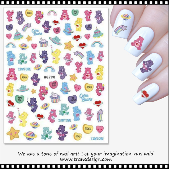 NAIL STICKER Cartoon, Care Bears #WG790