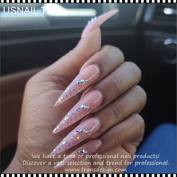 USN TIP Stiletto Assorted Size Nail Tip 540/Case*