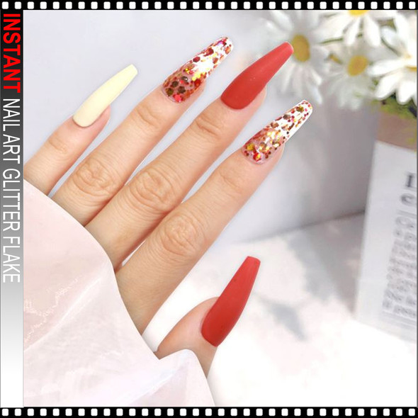 NAIL ART Glitter Flake Mixed #05