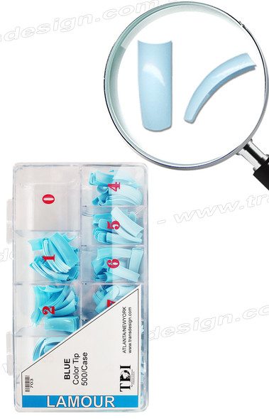 LAMOUR TIP Blue Color 500/Case