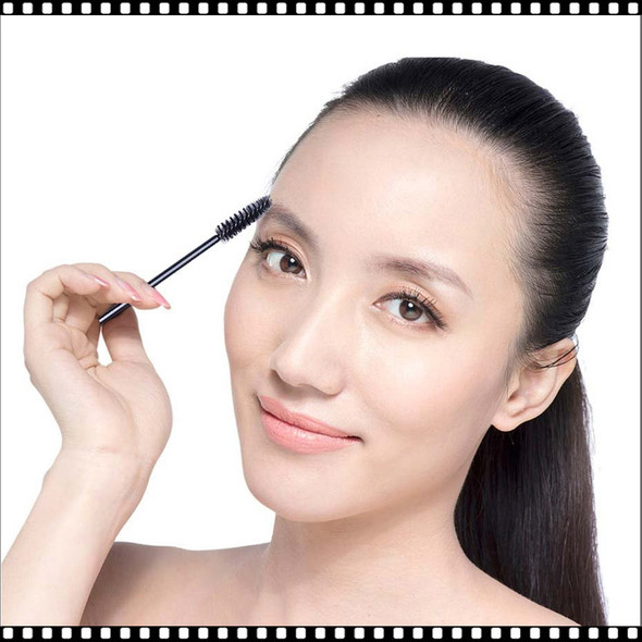 SILICONE Mascara Brush Comb, Black 10/Pack