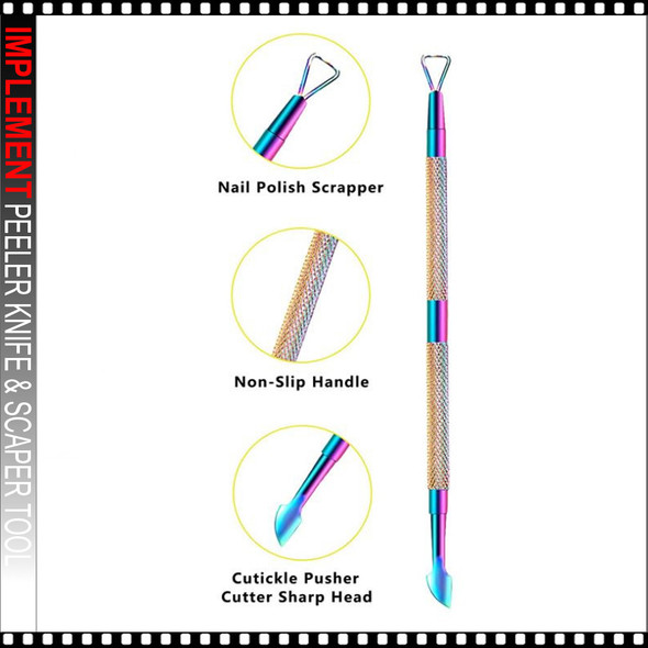 IMPLEMENT Mermaid SS. Peeler Knife & Scraper Tool