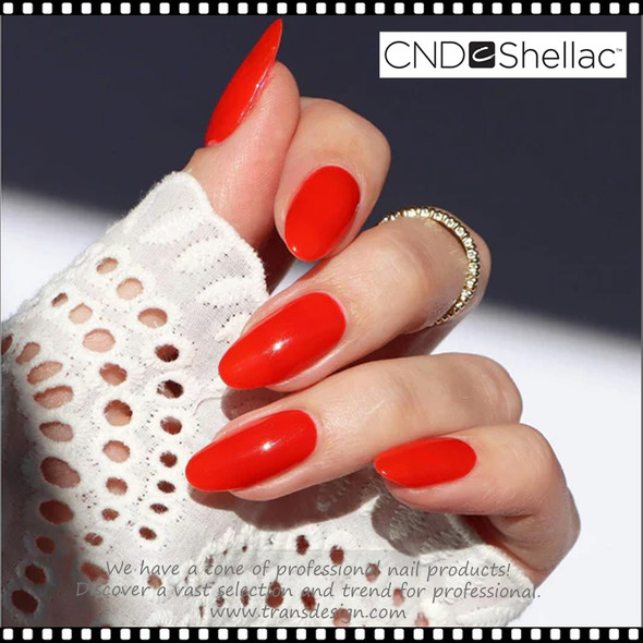 CND SHELLAC Poppy Fields 0.25oz.