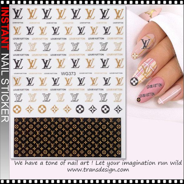 NAIL STICKER Brands Name, LOUIS VUITTON #WG373