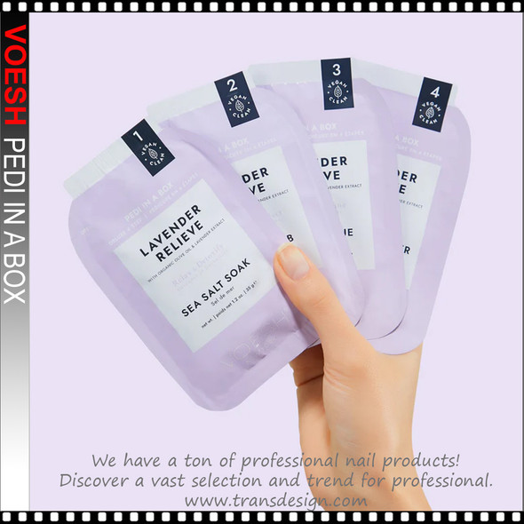 VOESH-Pedi in a Box Deluxe 4 STEP Lavender Relieve 