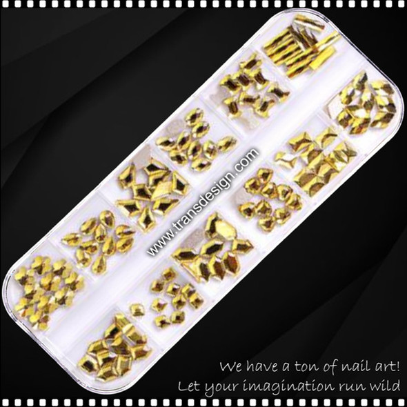 RHINESTONE CRYSTAL Citrine Assorted 12/Case ZSH-224