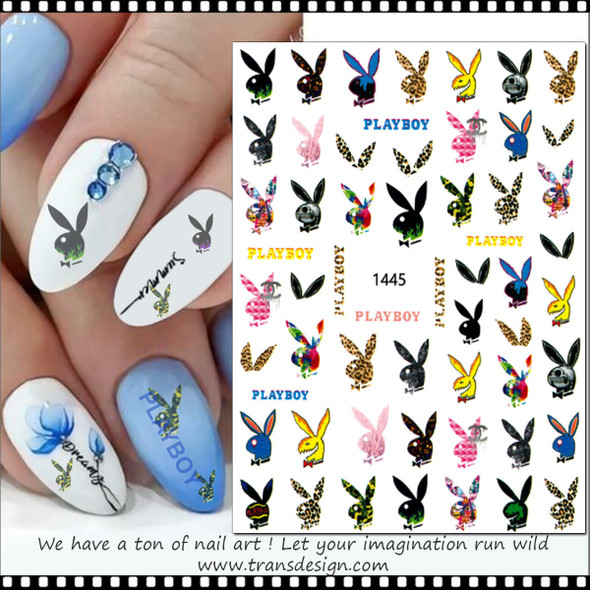 NAIL STICKER Brands Name, PLAYBOY #JO-1445
