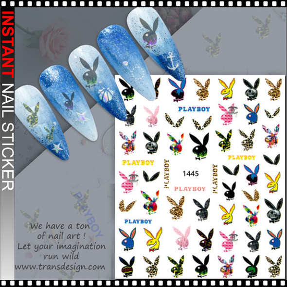 NAIL STICKER Brands Name, PLAYBOY #JO-1445