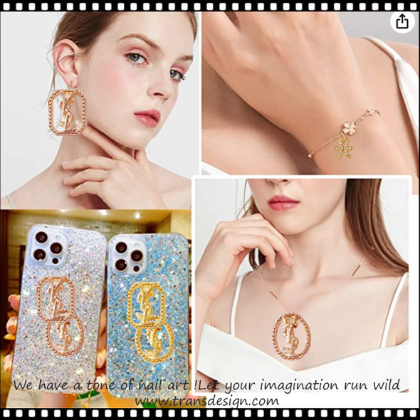 NAIL CHARM ALLOY Brands Name  YVES SAINT LAURENT 30/Pack #XY-HJ70-4