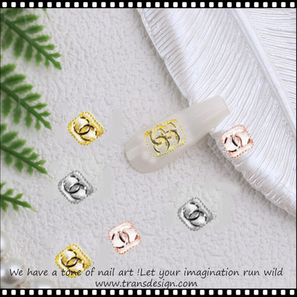NAIL CHARMS ALLOY Brands Name CHANEL 30/Pack #XY-HJ70-6