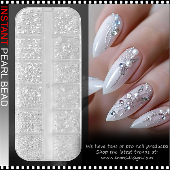 PEARL Half & Full Bead Assorted 1000/Case #ZSH-049 *