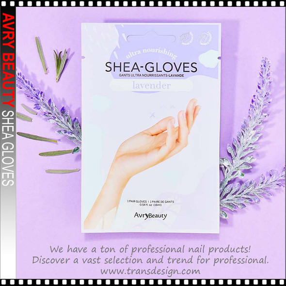 AVRY BEAUTY SHEA GLOVES - Lavender 25pcs.