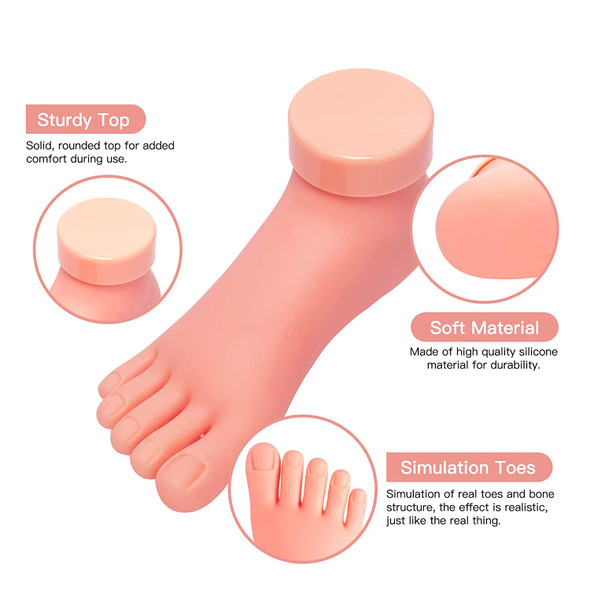 PRACTIC FOOT Flexible Movable Soft Plastic (RIGHT)