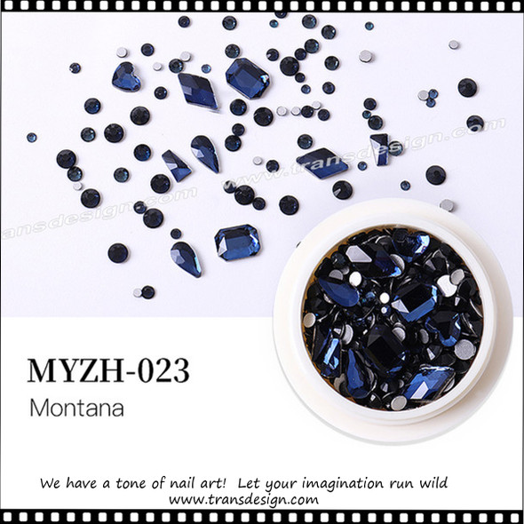 RHINESTONE CRYSTAL Assorted Montana MYZH-023