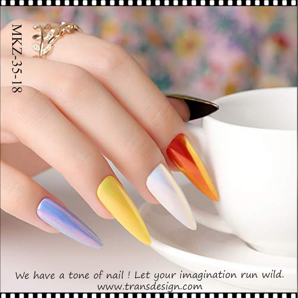 INSTANT FOIL Assorted Holographic Color, 10 Rolls/Case #MKZ-35-18 *