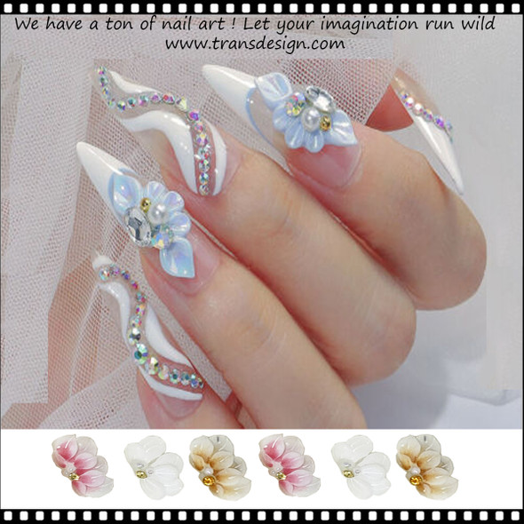 3D HANDMADE Acrylic Nail Art 6/Case #13