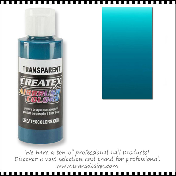 CREATEX AIRBRUSH Transparent Aqua 2oz.