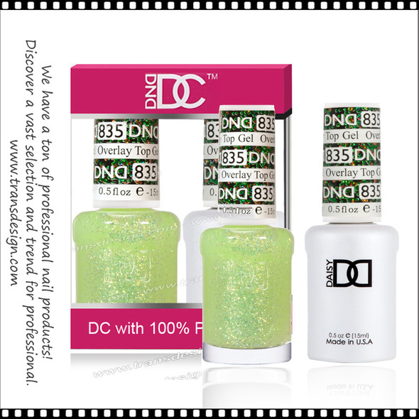 DND Gel Polish Duo - #835 Glitter Topper