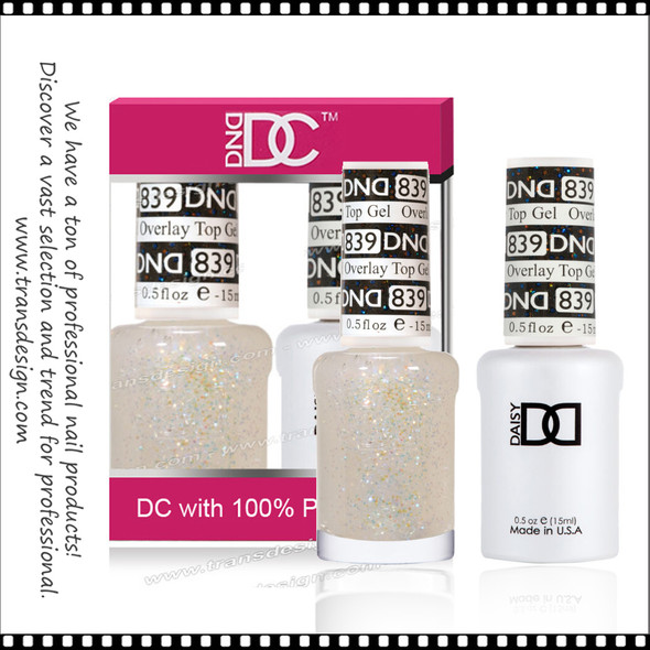 DND Gel Polish Duo - #839 Glitter Topper
