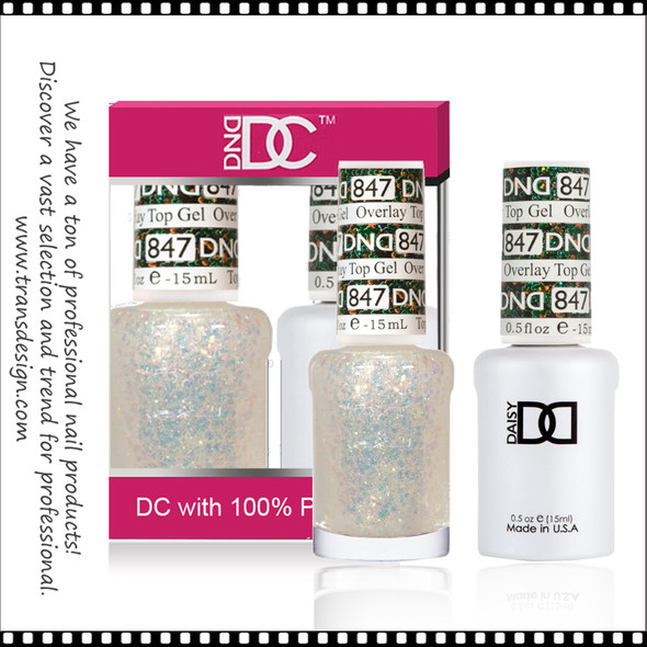 DND Gel Polish Duo - #847 Glitter Topper