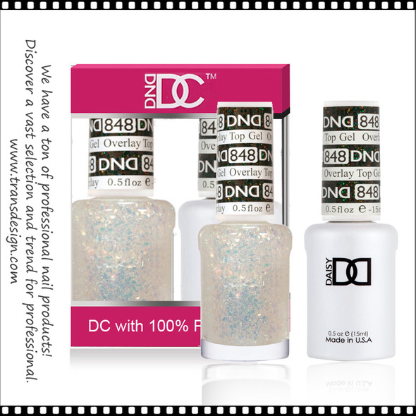 DND Gel Polish Duo - #848 Glitter Topper