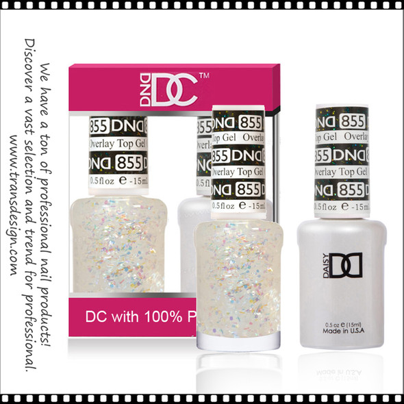 DND Gel Polish Duo - #855 Glitter Topper