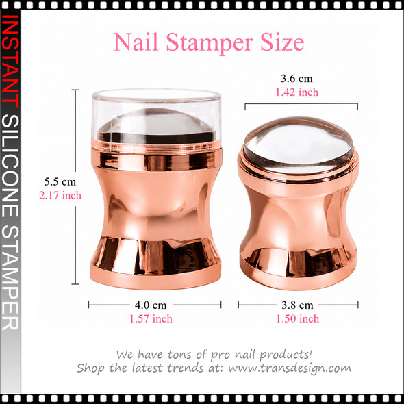 STAMPING Rose Gold Large Stamper with 2 Templates