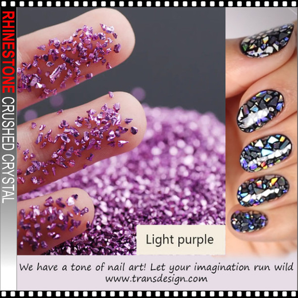 CRYSTAL CRUSHED Transparency Light Purple 1oz.
