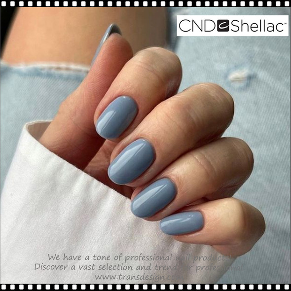 CND SHELLAC Vintage Blue Jeans 0.25oz.