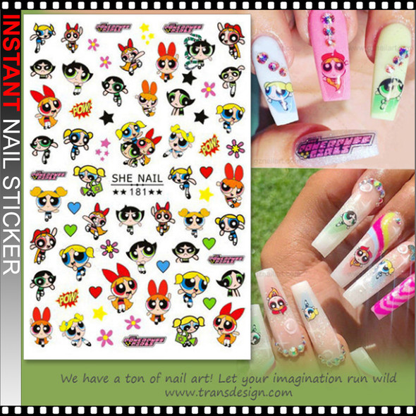 ÖHana nail 40947_NAIL_STICKER_Cartoon_Ass