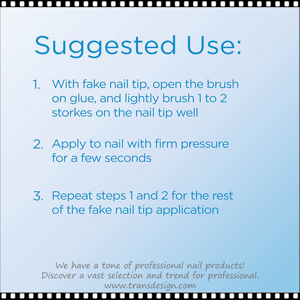 YOUNG NAILS Brush-On Glue 0.5oz.