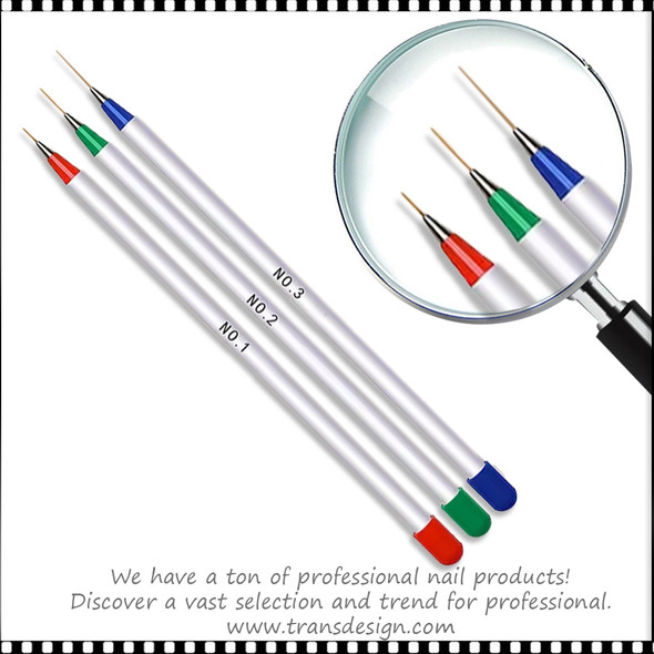 The Edge Nail Art Long Bristle Striping Brush - Dennis Williams from UK