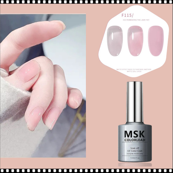 MSK JELLY GEL POLISH Ice Cherry Tea 0.25oz.