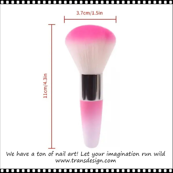 DUSTER BRUSH Pink, 4.3" Length