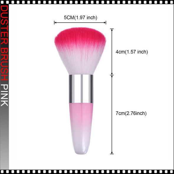DUSTER BRUSH Pink 4.3" Medium