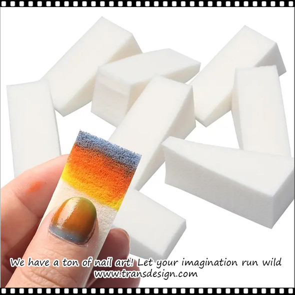 NAIL ART SPONGE Mini 1.96" 8/Pack