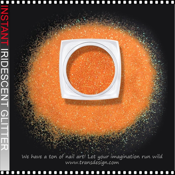 GLITTER IRIDESCENT Orange, Medium, 4g/Jar #C19