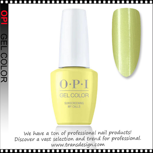 OPI GELCOLOR  Sunscreening My Calls  GCP003