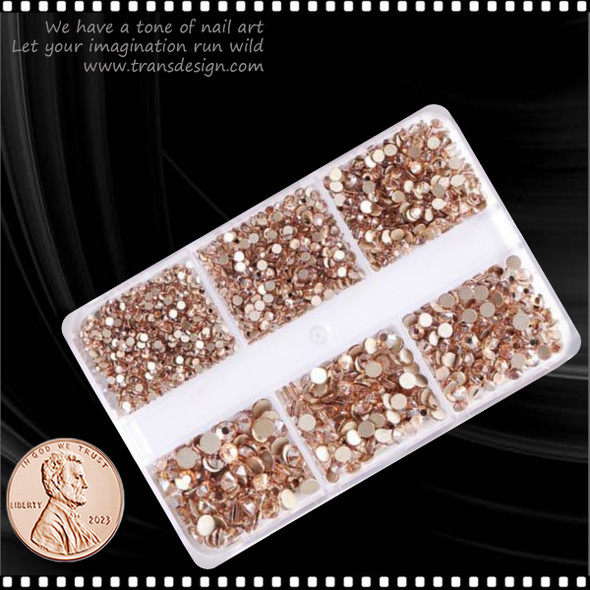 RHINESTONE CRYSTAL Champagne 1000/Case #SZCT-030