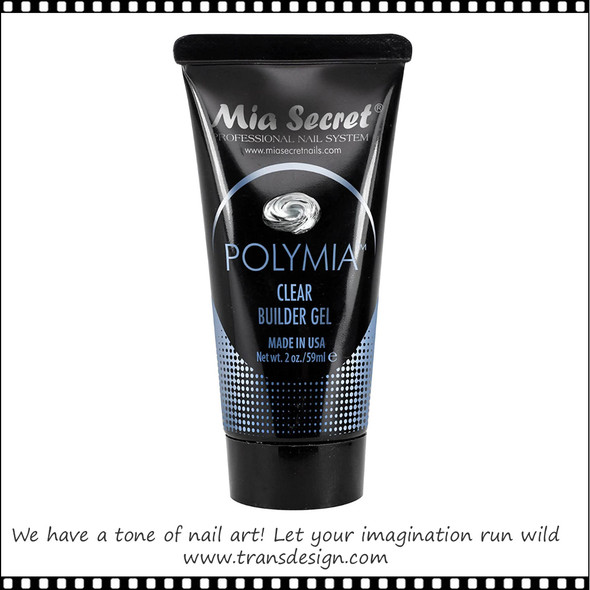 MIA SECRET POLYMIA Builder Gel Clear 2oz. #POLY-C