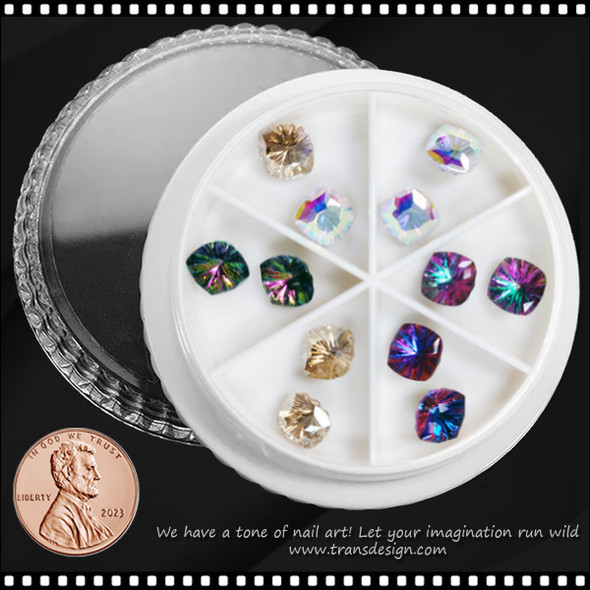 RHINESTONE Fat Square 12/Case #1