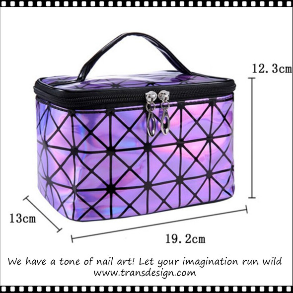 Multifunctional Cosmetic Travel Bag Purple