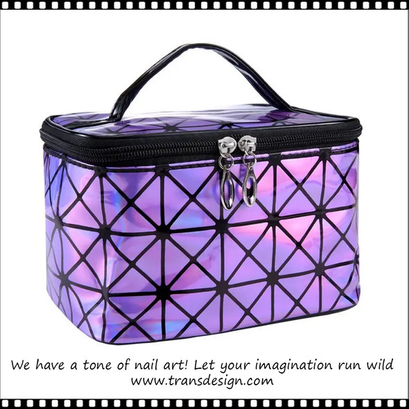 Multifunctional Cosmetic Travel Bag Purple