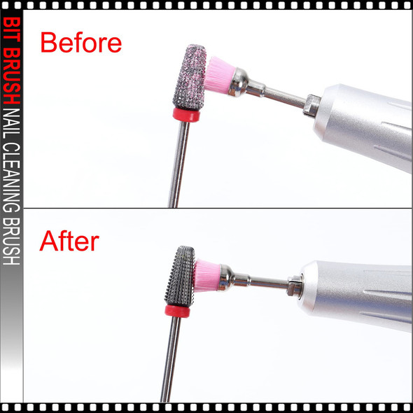 Nail Cleaning Bit Brush 3/32 BLUE