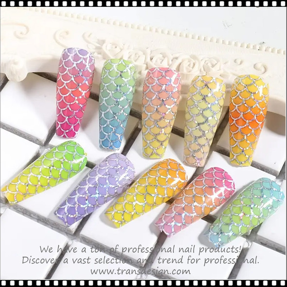 INSTANT FOIL Holographic Mermaid 10 Sheet/Pack