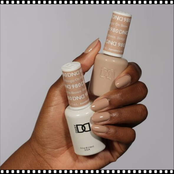 DND Gel Polish Duo - #980 Boogie On Brown