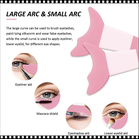 EYESHADOW & EYELINER Reusable Stencil, Pink