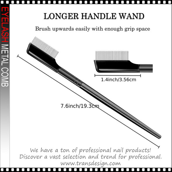 EYELASH METAL COMB, Eyebrow Brush