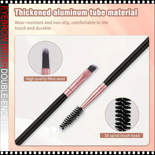 EYEBROW BRUSH Double-ended.