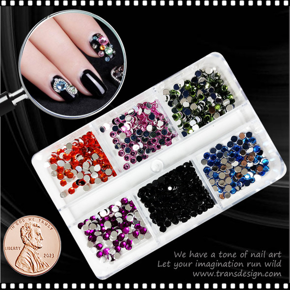 RHINESTONE CRYSTAL SS8 Mix Color 864/Case #4